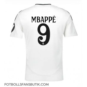 Real Madrid Kylian Mbappe #9 Replika Hemmatröja 2024-25 Kortärmad